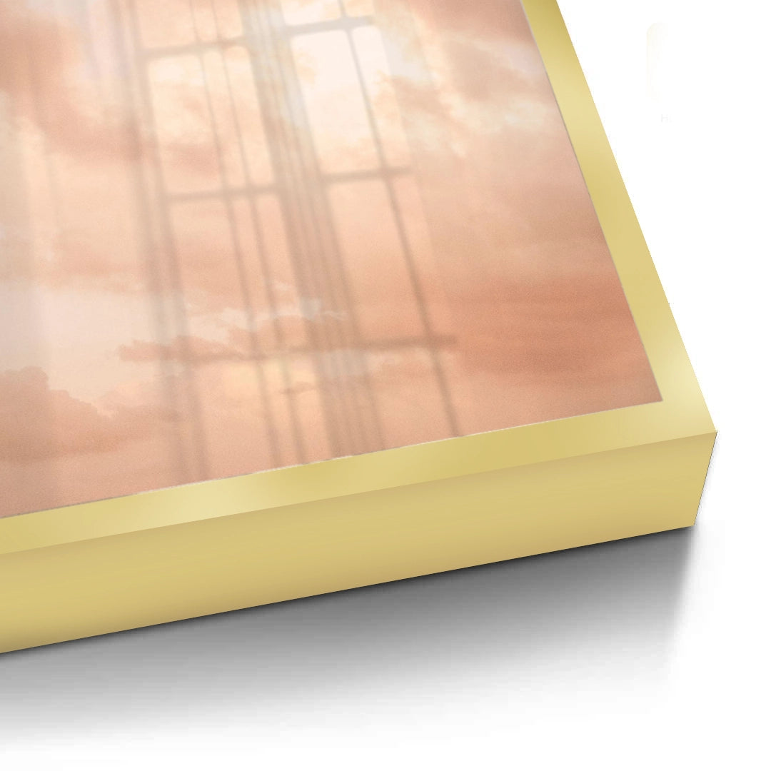 2Minimalist Pastel Peach Cloud - Fine Art