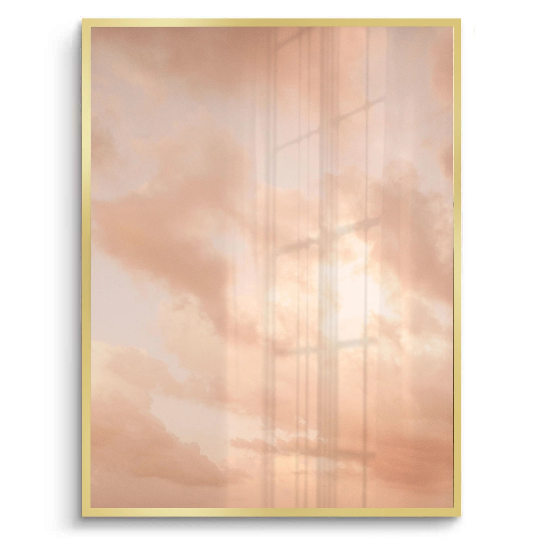 2Minimalist Pastel Peach Cloud - Fine Art