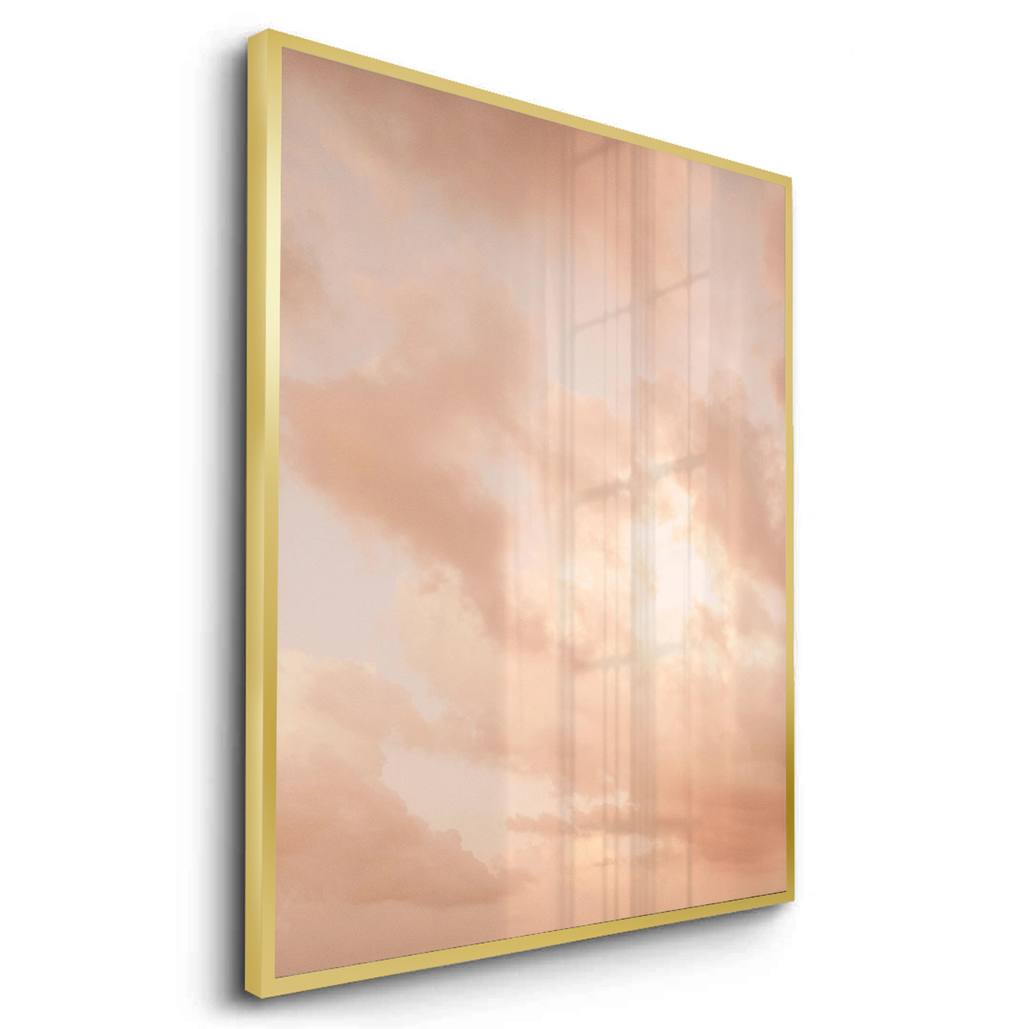 2Minimalist Pastel Peach Cloud - Fine Art