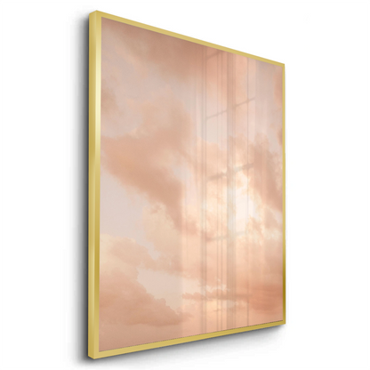 Minimalist Pastel Peach Cloud - Fine Art