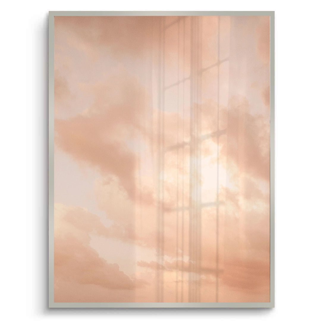 2Minimalist Pastel Peach Cloud - Fine Art