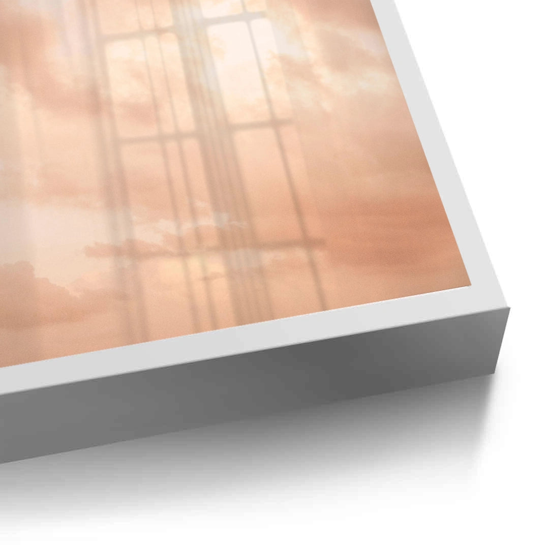 2Minimalist Pastel Peach Cloud - Fine Art