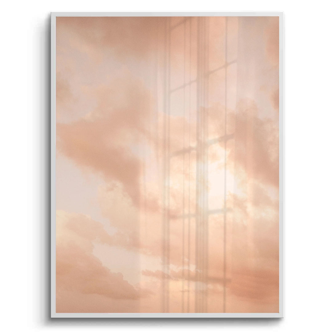 2Minimalist Pastel Peach Cloud - Fine Art