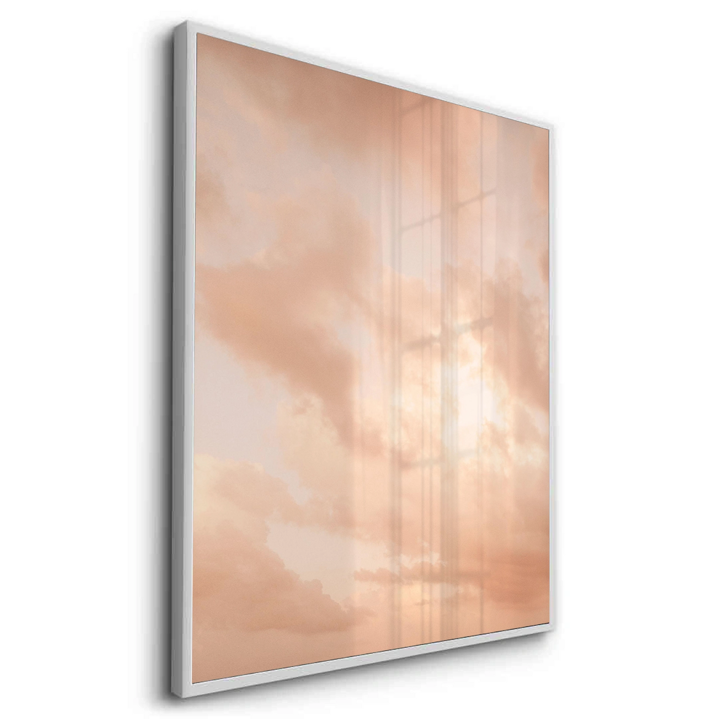 2Minimalist Pastel Peach Cloud - Fine Art