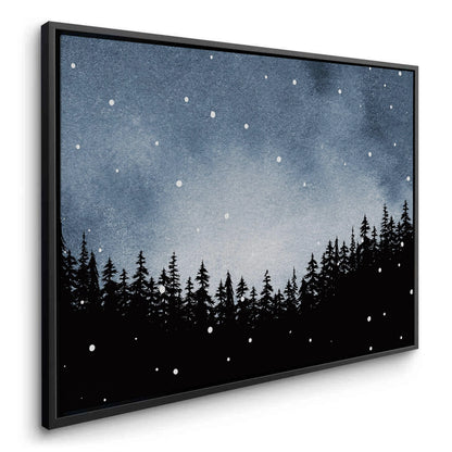 Minimalist Pine Forest - Canvas