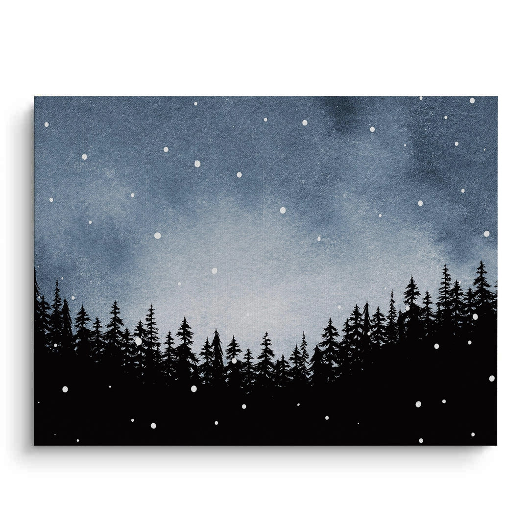 2Minimalist Pine Forest - Canvas