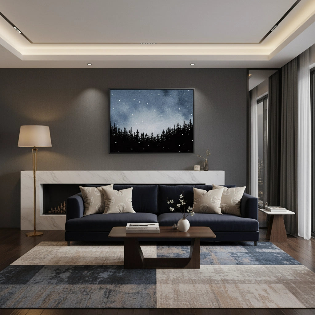 2Minimalist Pine Forest - Canvas