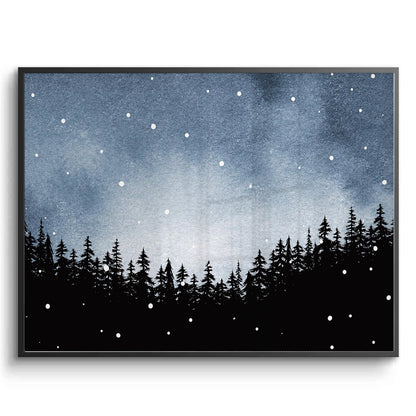 Minimalist Pine Forest - Fine Art