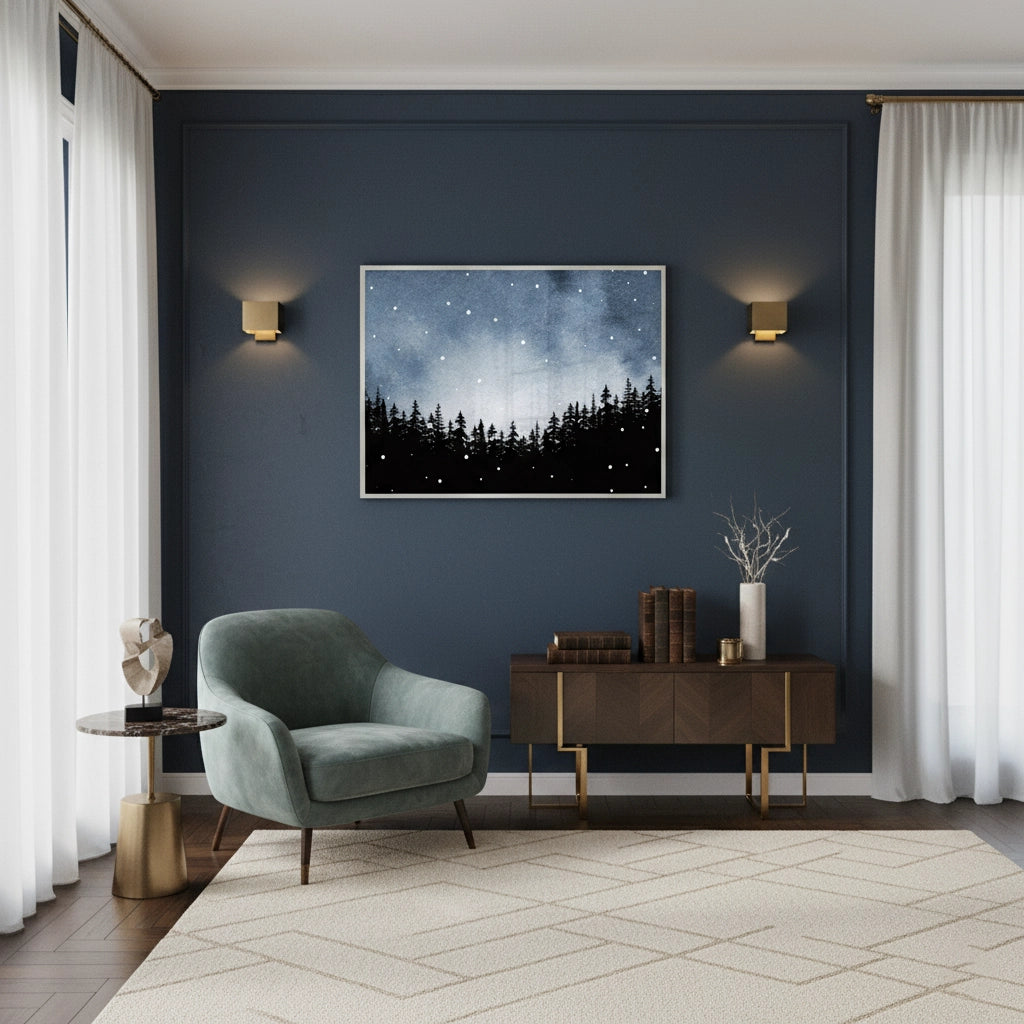 2Minimalist Pine Forest - Fine Art
