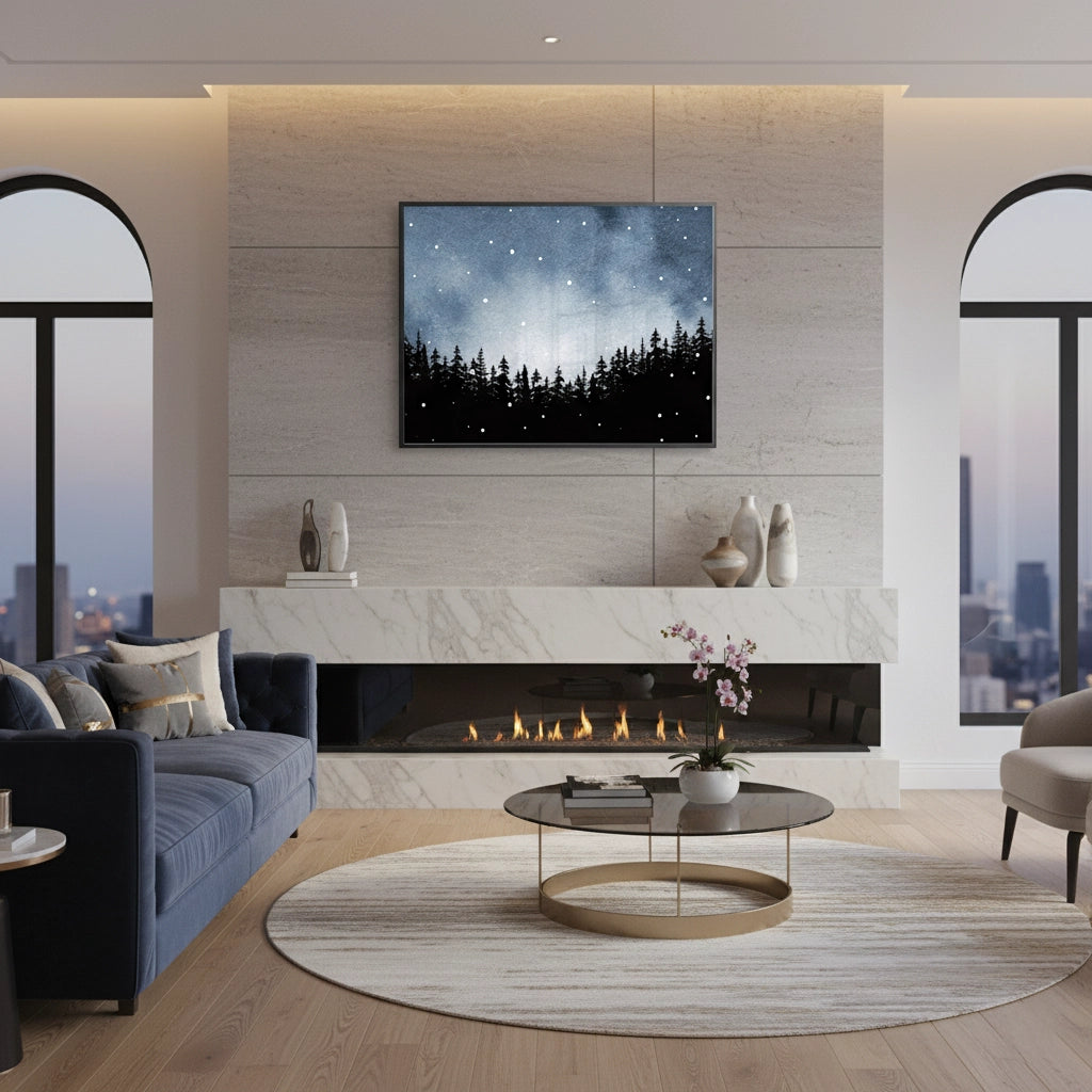 2Minimalist Pine Forest - Fine Art