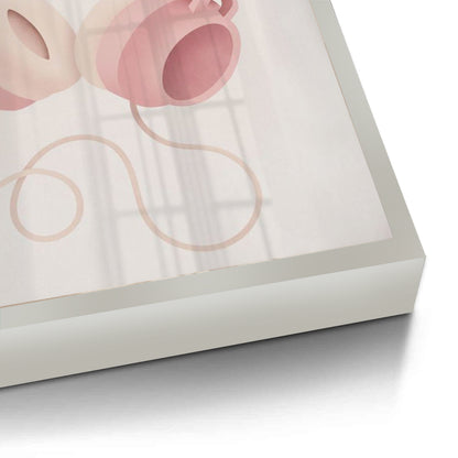 Minimalist Pink Headphones - Fine Art