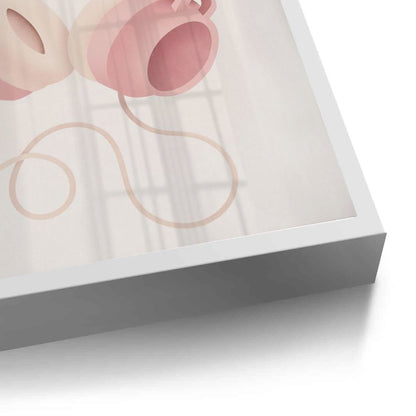 Minimalist Pink Headphones - Fine Art