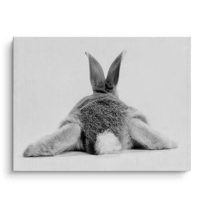 Minimalist Rabbit - Canvas