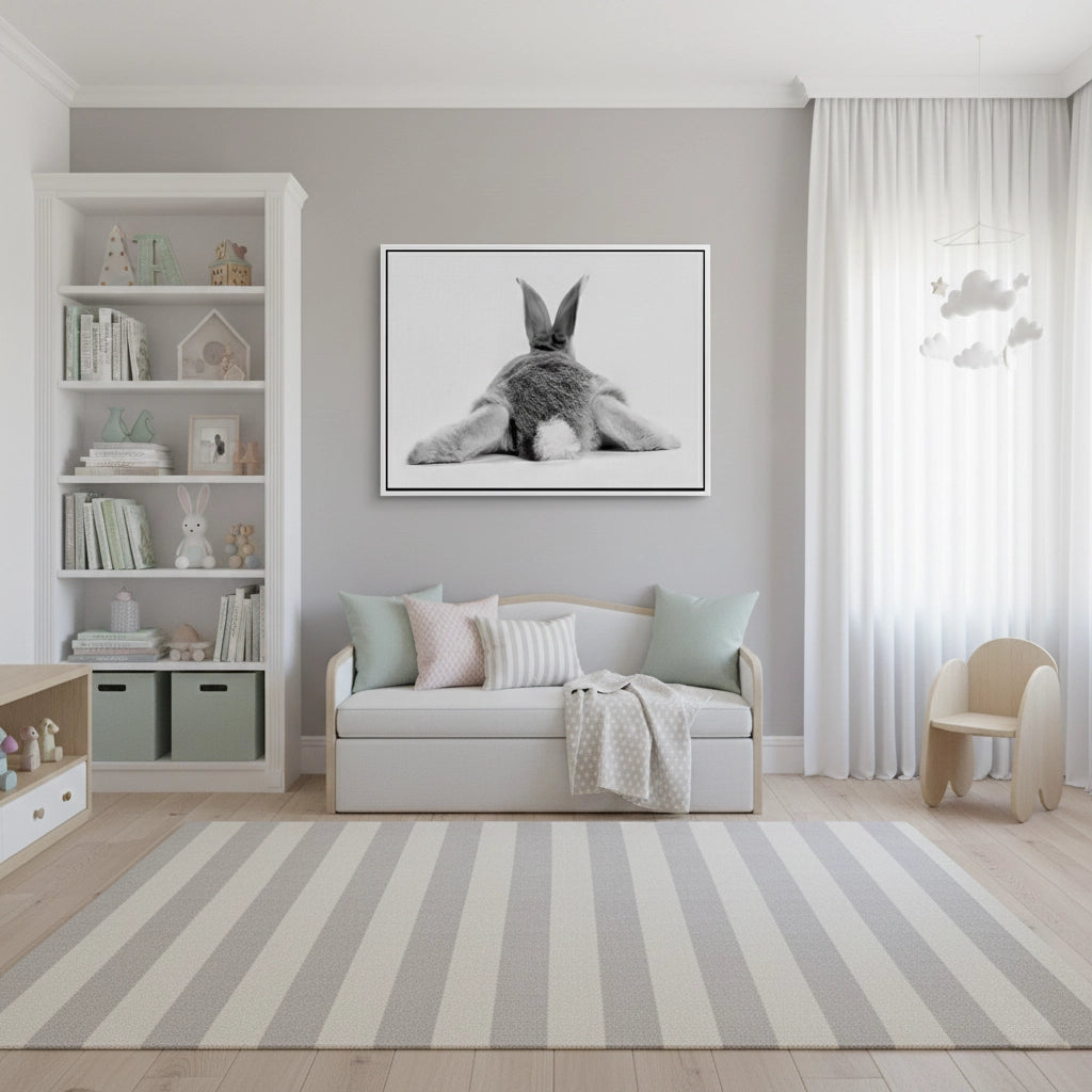 2Minimalist Rabbit - Canvas