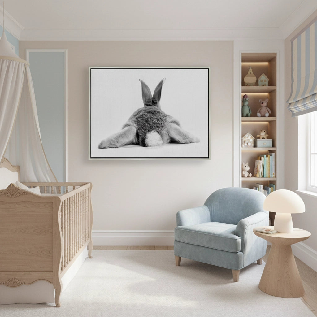 2Minimalist Rabbit - Canvas