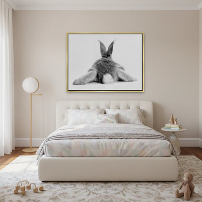 Minimalist Rabbit - Canvas