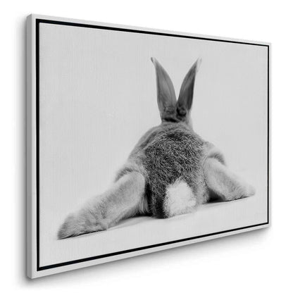 Minimalist Rabbit - Canvas