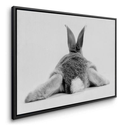 Minimalist Rabbit - Canvas