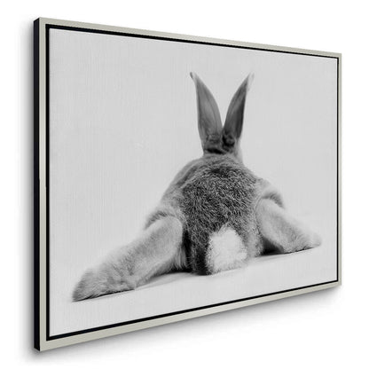 Minimalist Rabbit - Canvas