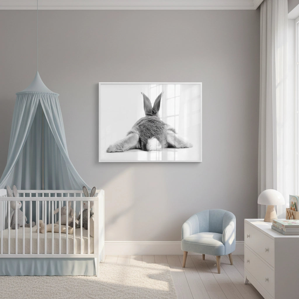 Minimalist Rabbit - Fine Art - Jasmineart.ae