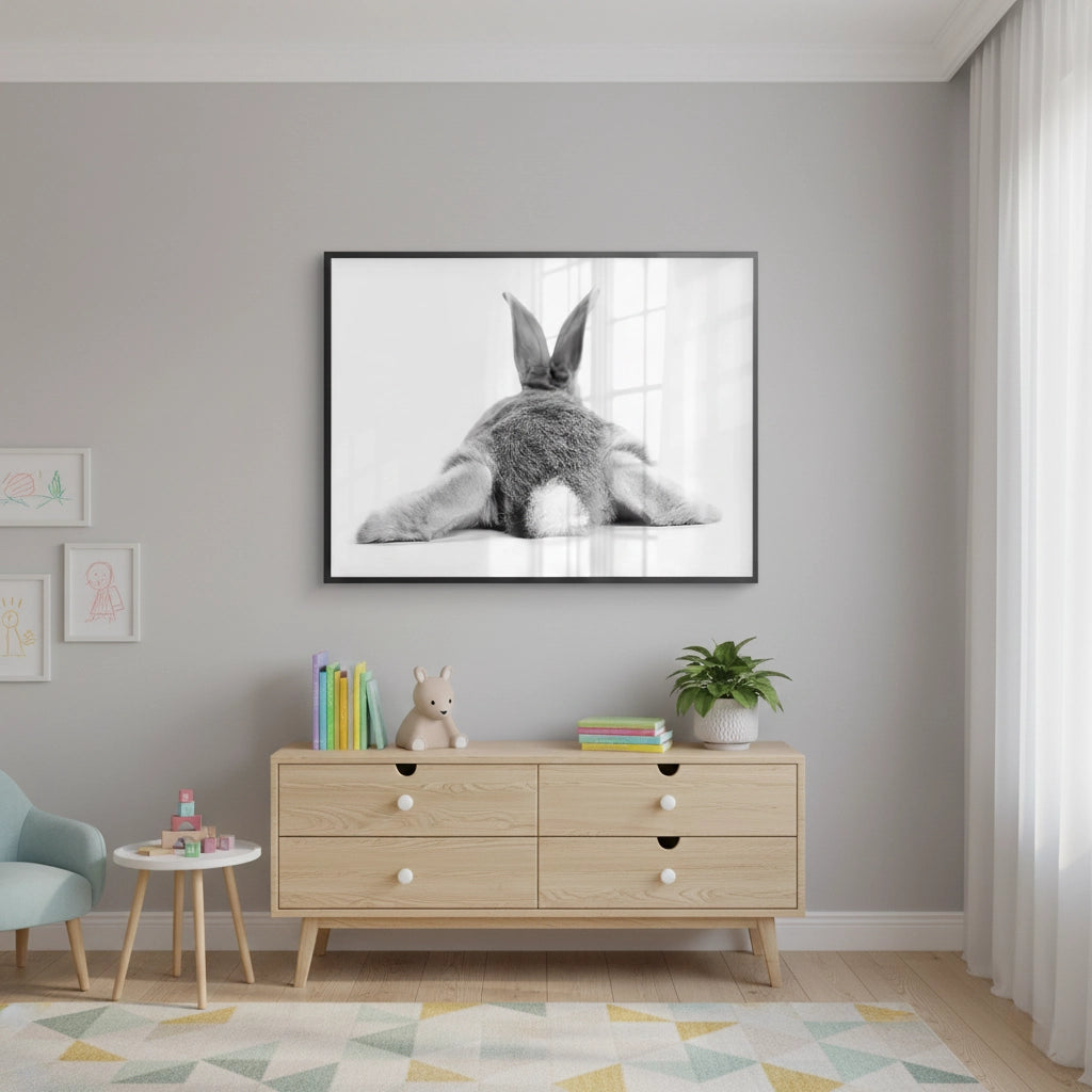 2Minimalist Rabbit - Fine Art