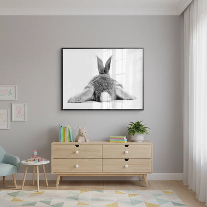 Minimalist Rabbit - Fine Art