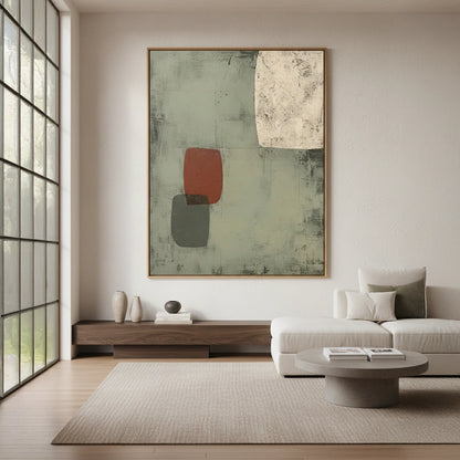 Minimalist Rust Abstract Painting #MRAB220