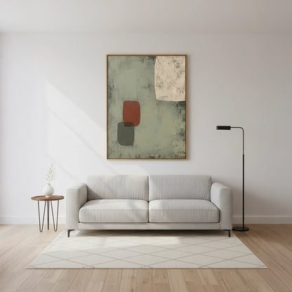 Minimalist Rust Abstract Painting #MRAB220
