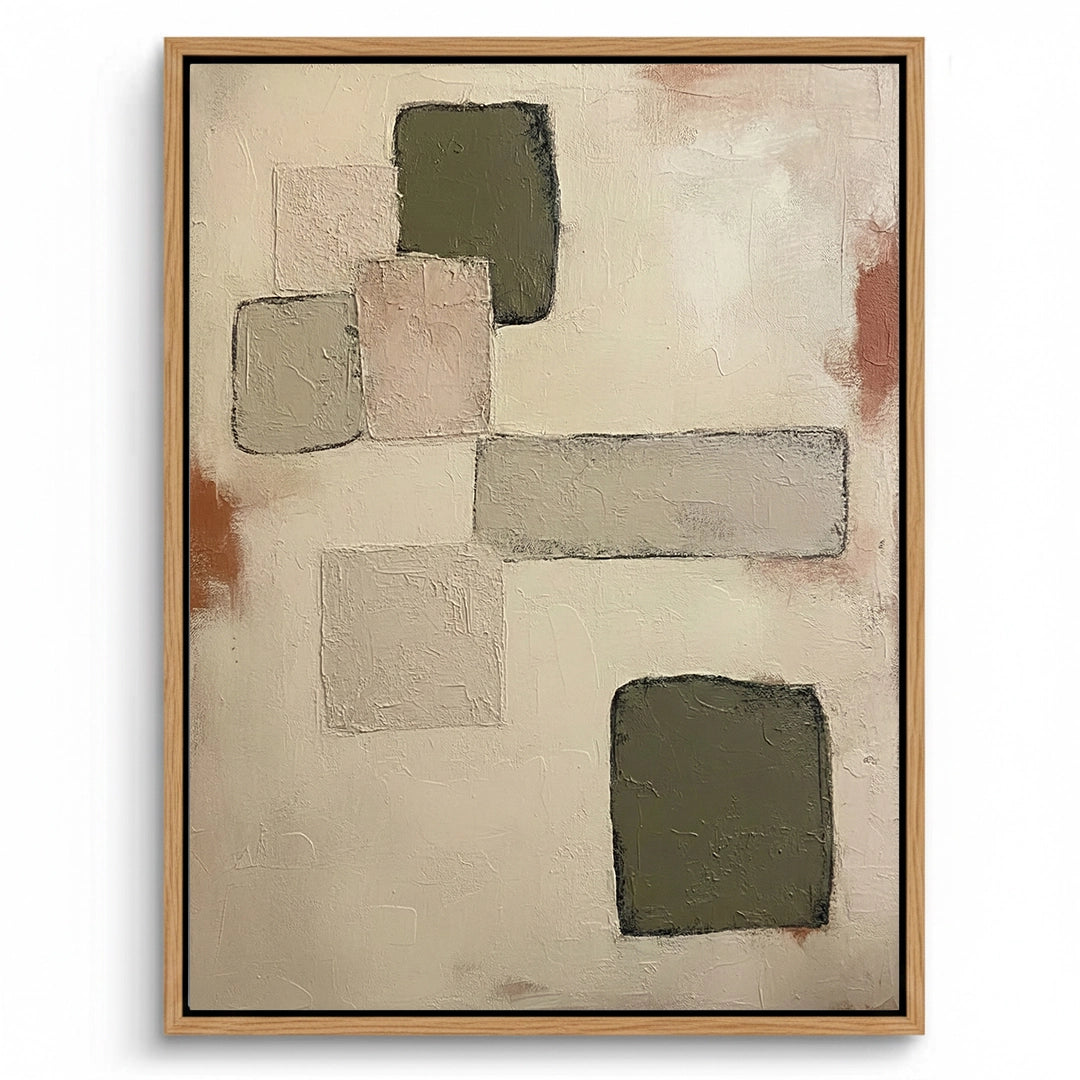 2Minimalist Sage Block Painting #MSBL220