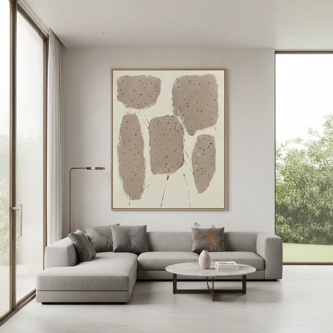 2Minimalist Sand Form Painting #MSFO220