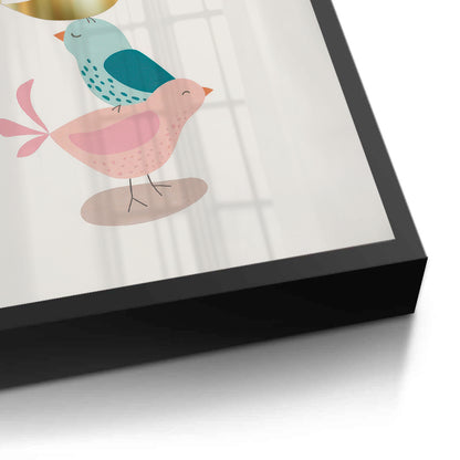 Minimalist Stacked Birds - Fine Art