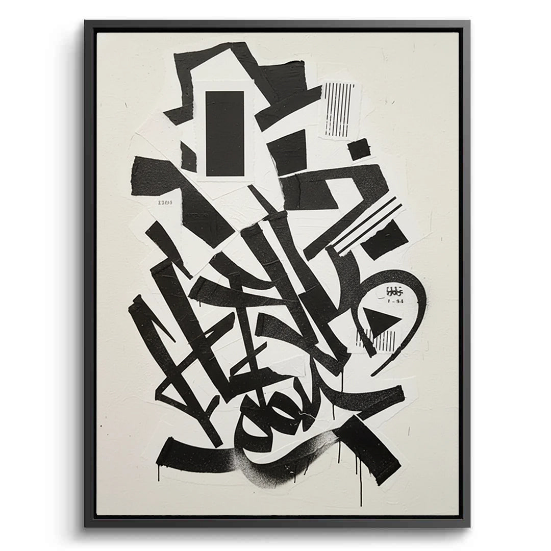 2Minimalist Stark Calligraphy Painting #MSCA440