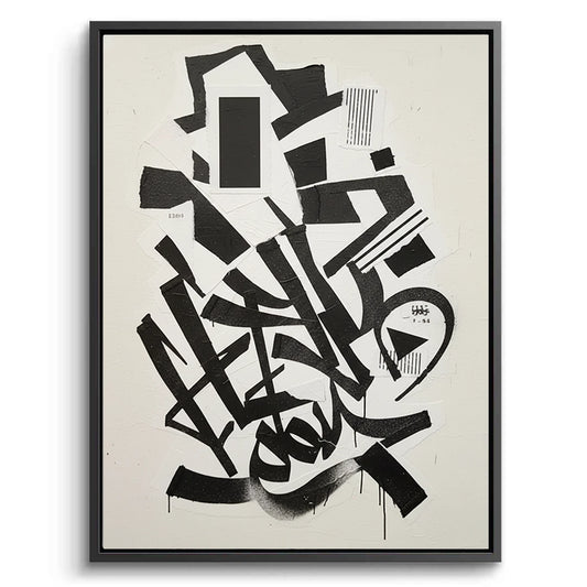 Minimalist Stark Calligraphy Painting #MSCA440