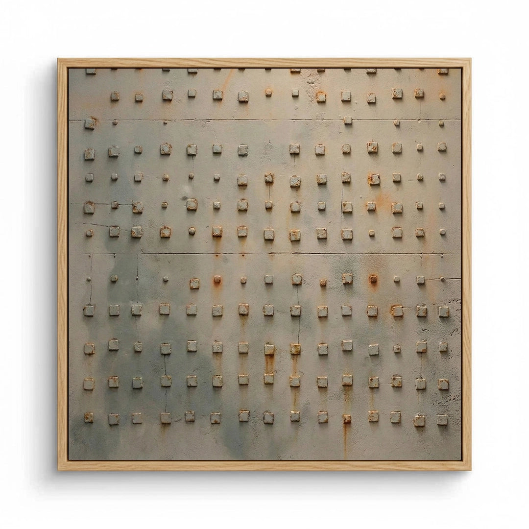 2Minimalist Steel Grid Painting #MSGR330
