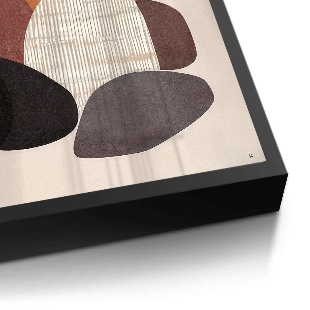 2Minimalist Stone Composition - Fine Art