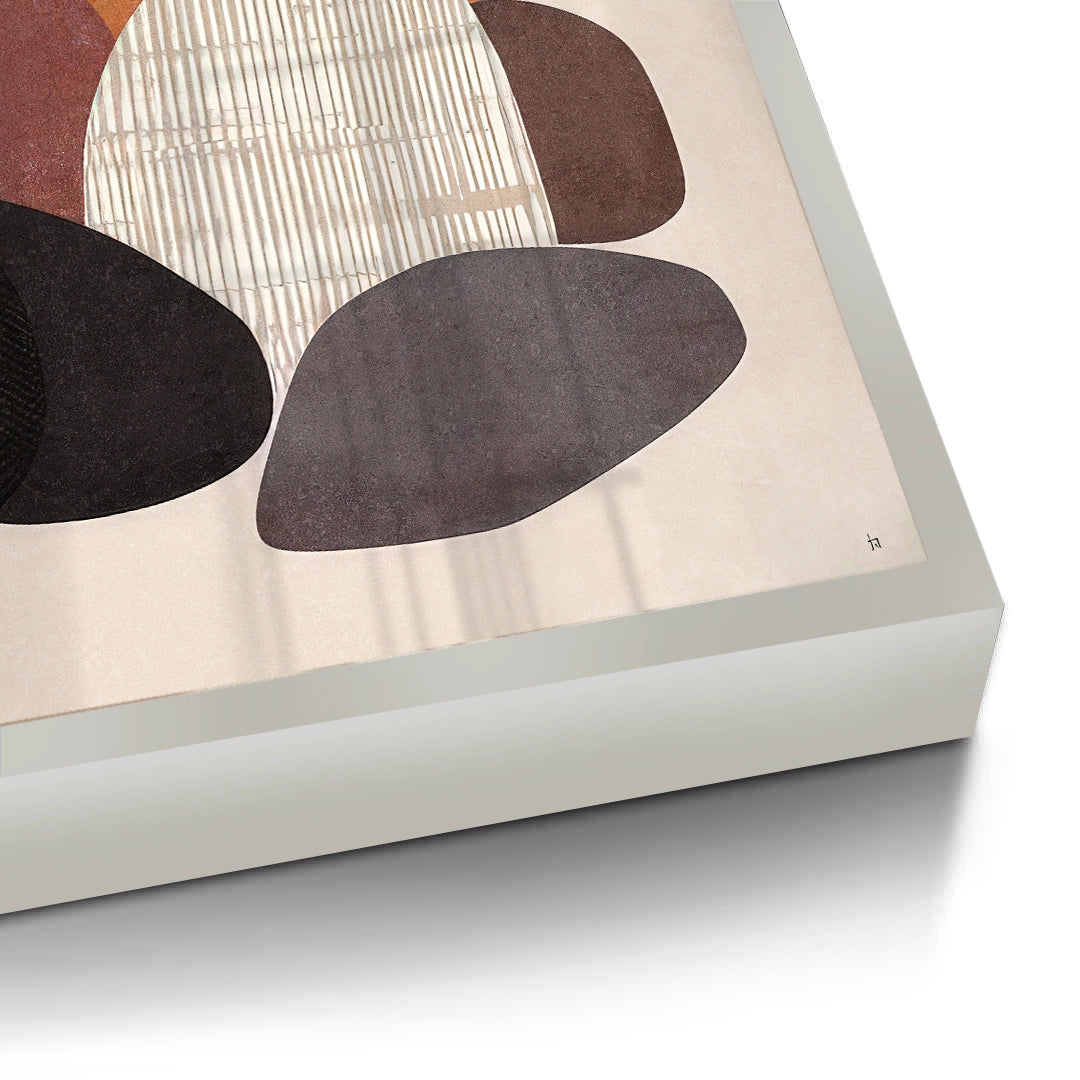 2Minimalist Stone Composition - Fine Art