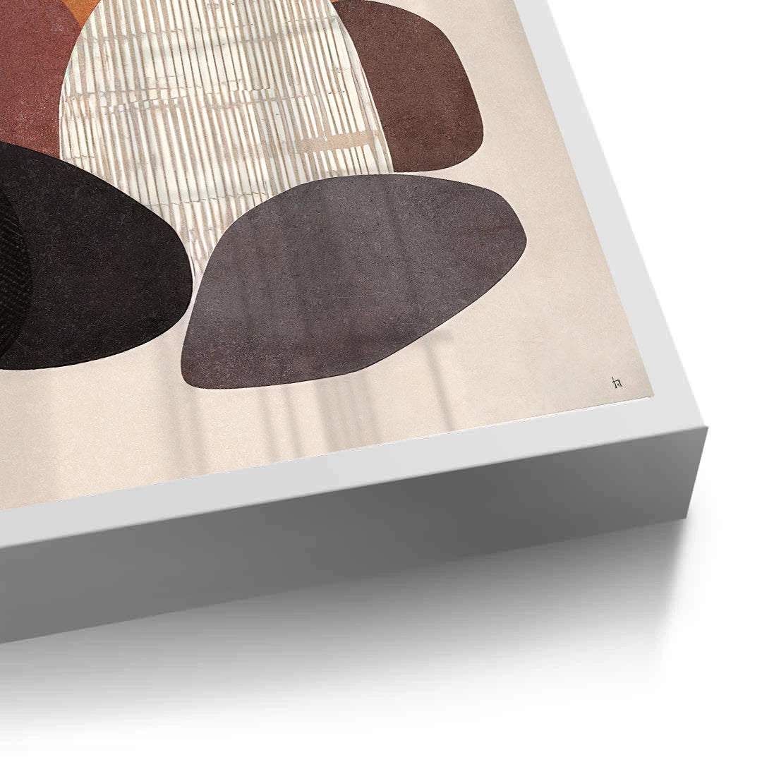 2Minimalist Stone Composition - Fine Art