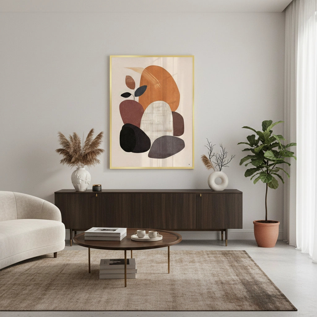 2Minimalist Stone Composition - Fine Art