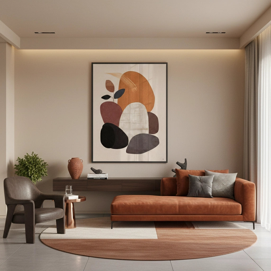 2Minimalist Stone Composition - Fine Art