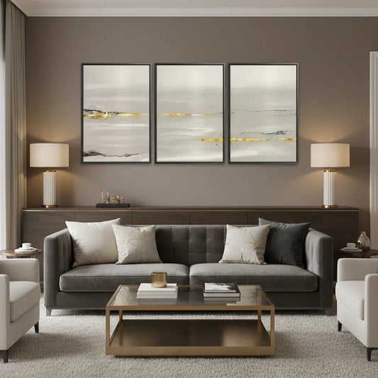 Minimalist Wall Art, Set of 3- Canvas