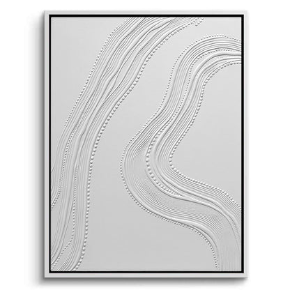 Minimalist White 3D Plaster #TMWP654