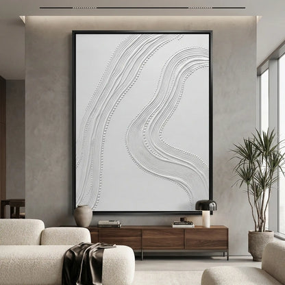 Minimalist White 3D Plaster #TMWP654