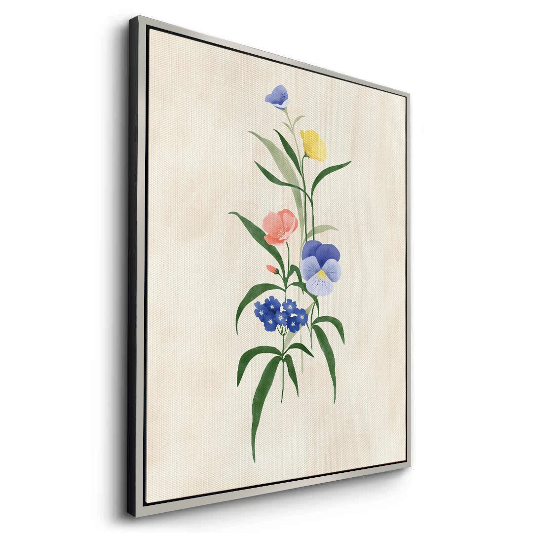 2Minimalist Wildflower Bouquet - Canvas