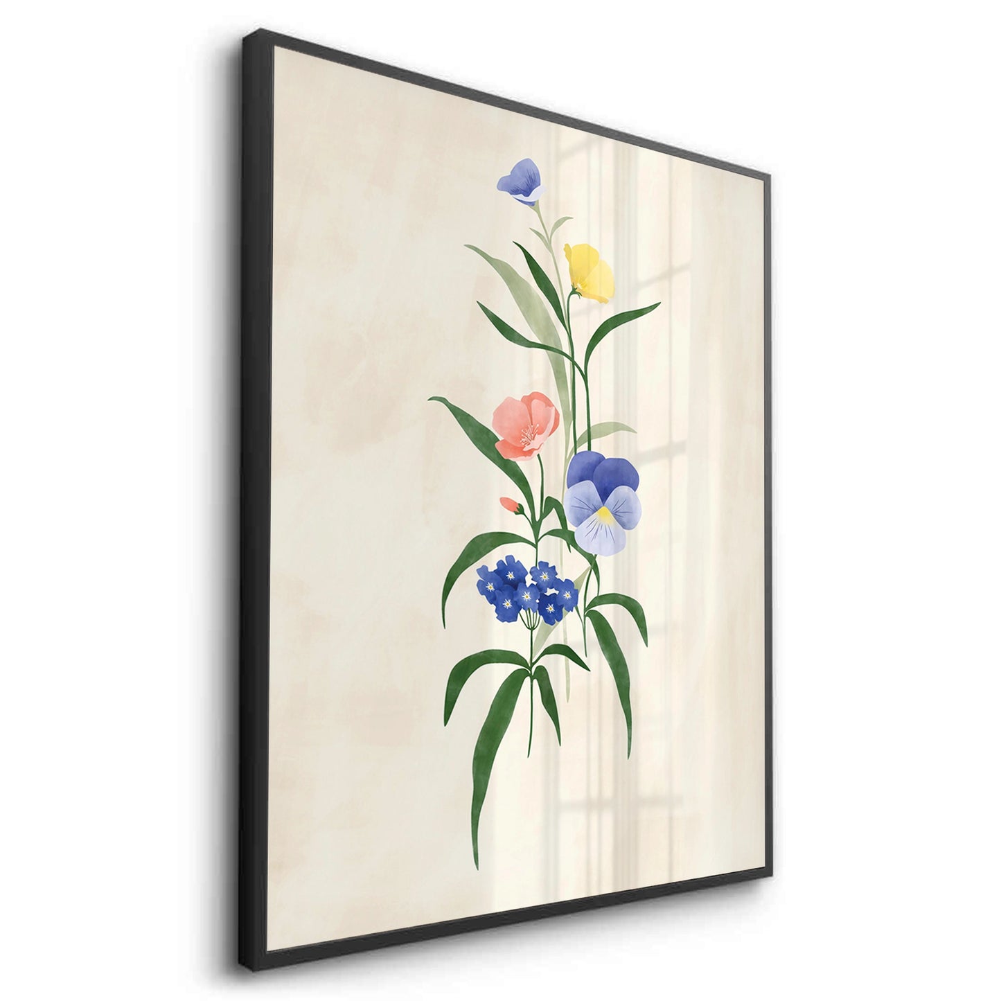 2Minimalist Wildflower Bouquet - Fine Art