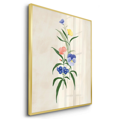 Minimalist Wildflower Bouquet - Fine Art