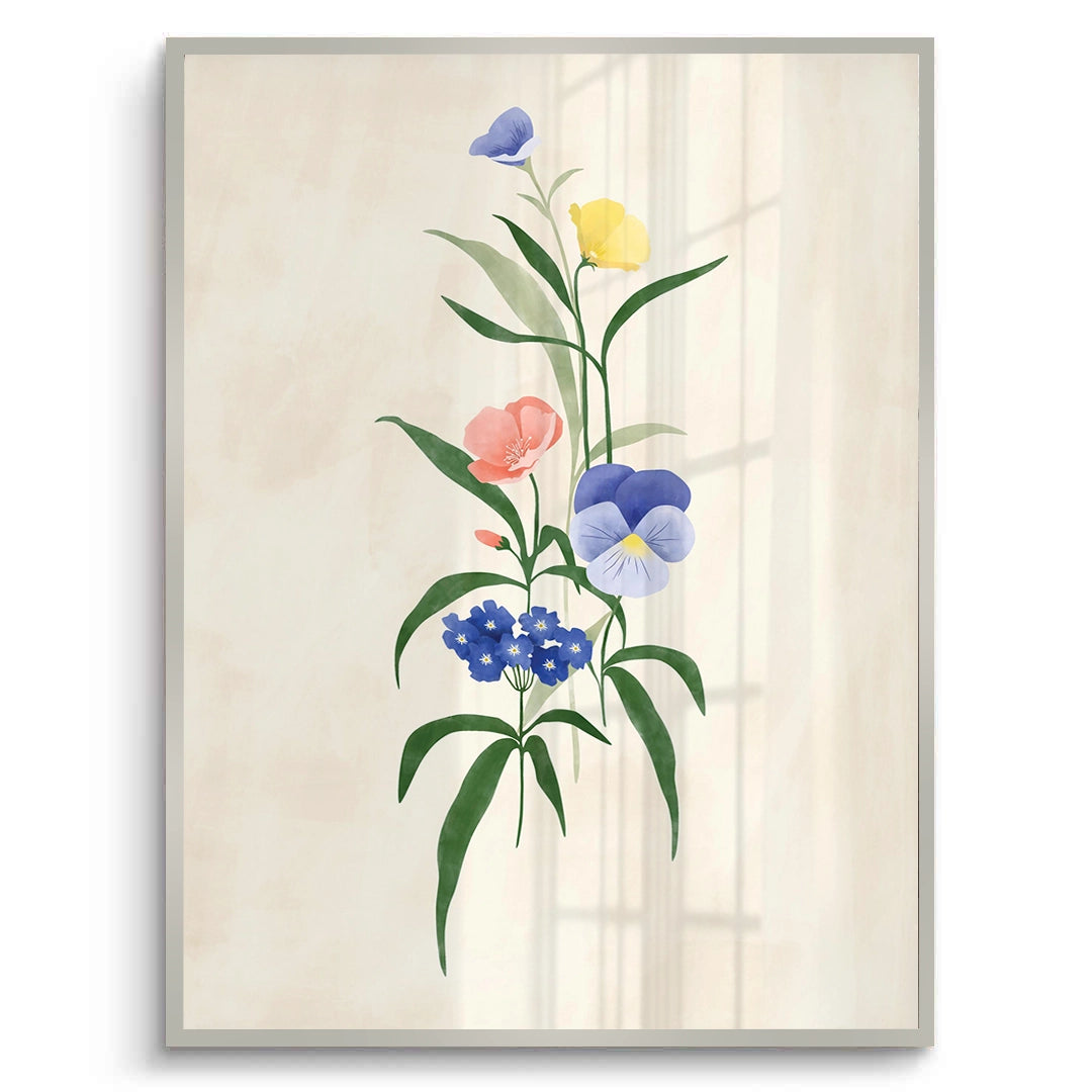 2Minimalist Wildflower Bouquet - Fine Art