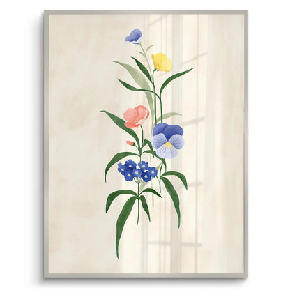 Minimalist Wildflower Bouquet - Fine Art