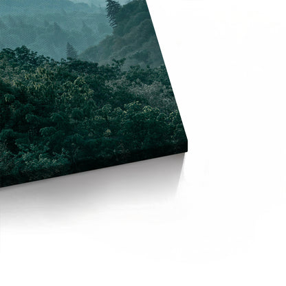 Misty Mountain Landscape - Canvas