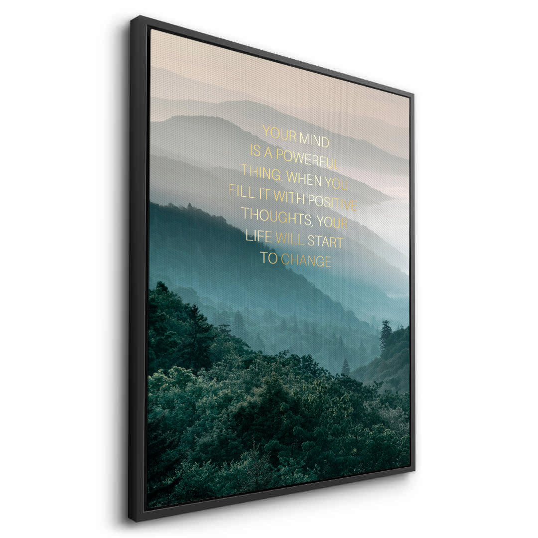 2Misty Mountain Landscape - Canvas