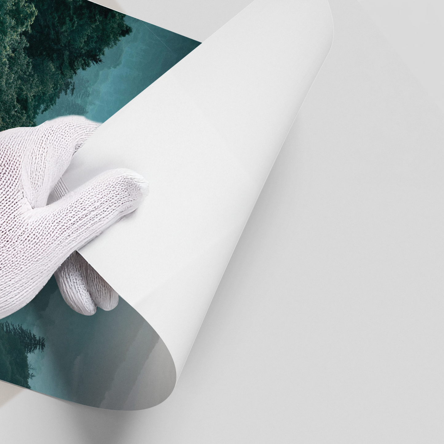 2Misty Mountain Landscape - Poster